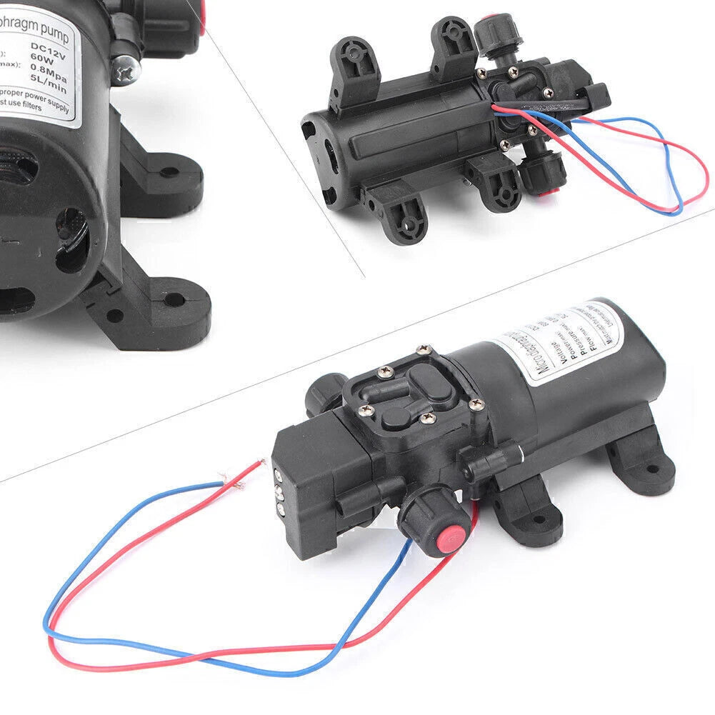 Mini Micro Diaphragm Water Pump 60W DC12V with Automatic Switch