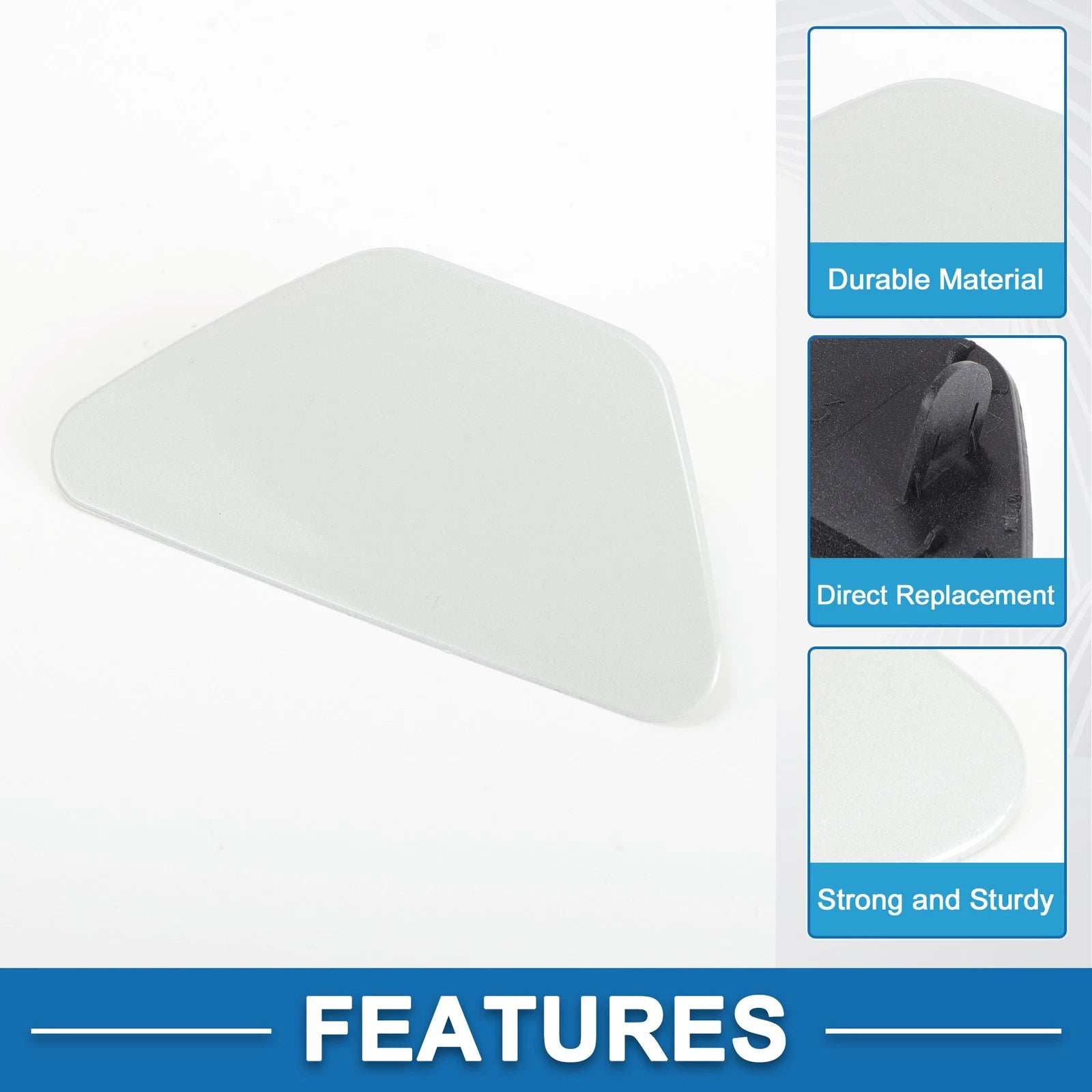 Front Left Headlight Washer Nozzle Cover for BMW M5 (2013–2016) - White