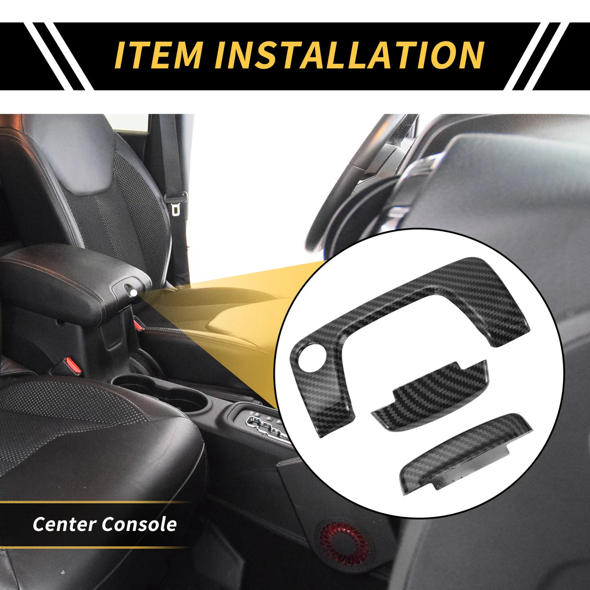 Center Console Armrest Switch Button Cover for Jeep Wrangler JL JLU (2018–2024)