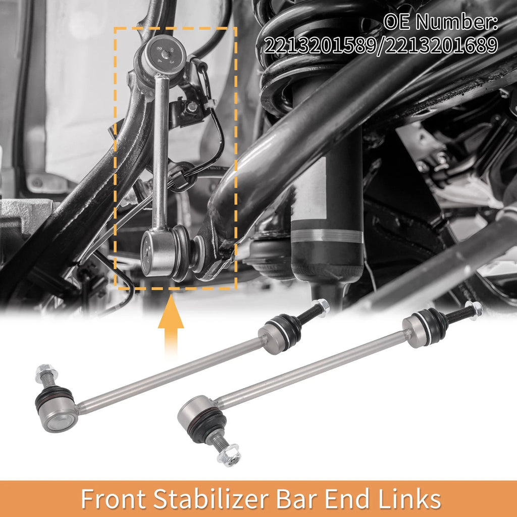 2PCS Front Stabilizer Sway Bar Link Replacement for Mercedes-Benz S350 (2006–2013)