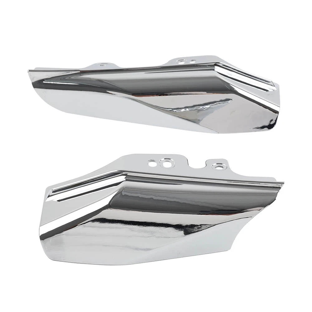 Chrome Mid-Frame Air Deflectors for Harley Touring Road King Glide (2014–2023)