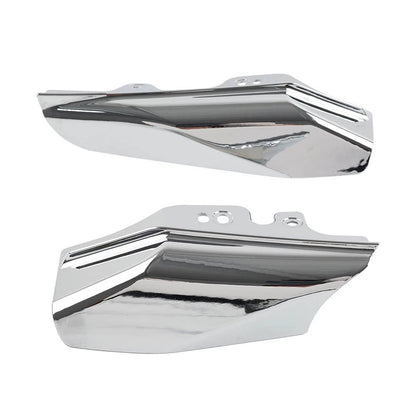 Chrome Mid-Frame Air Deflectors for Harley Touring Road King Glide (2014–2023)