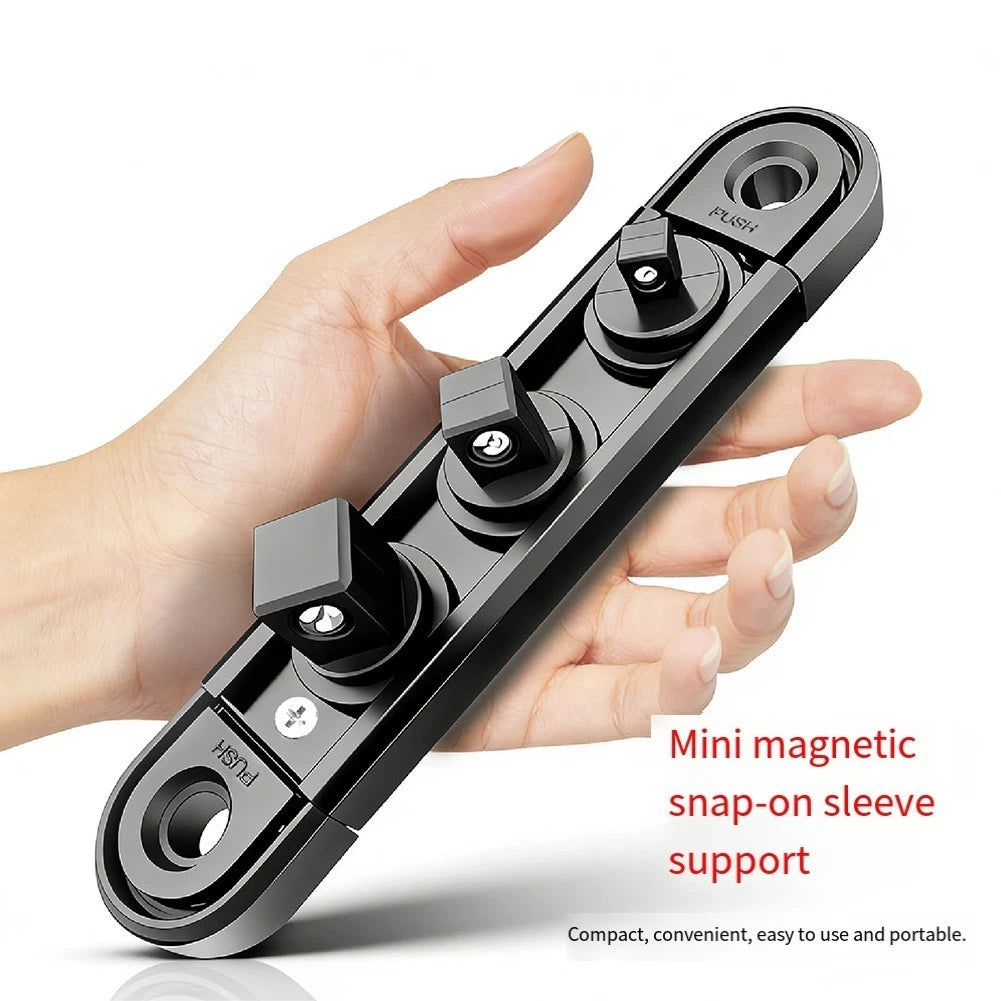 Magnetic Socket Organizer for Mini (1/2, 3/8, 1/4 Inch)