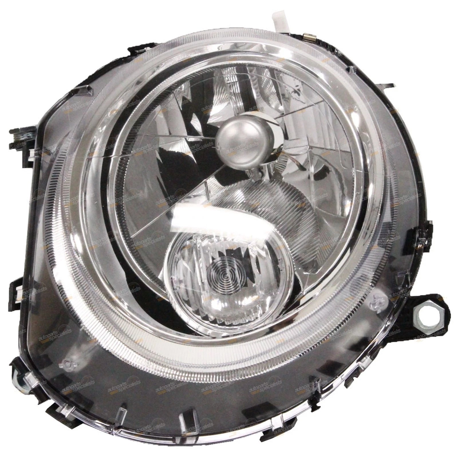 LH+RH Clear Halogen Headlights Pair for Mini Cooper R56 R57 (2007–2013)
