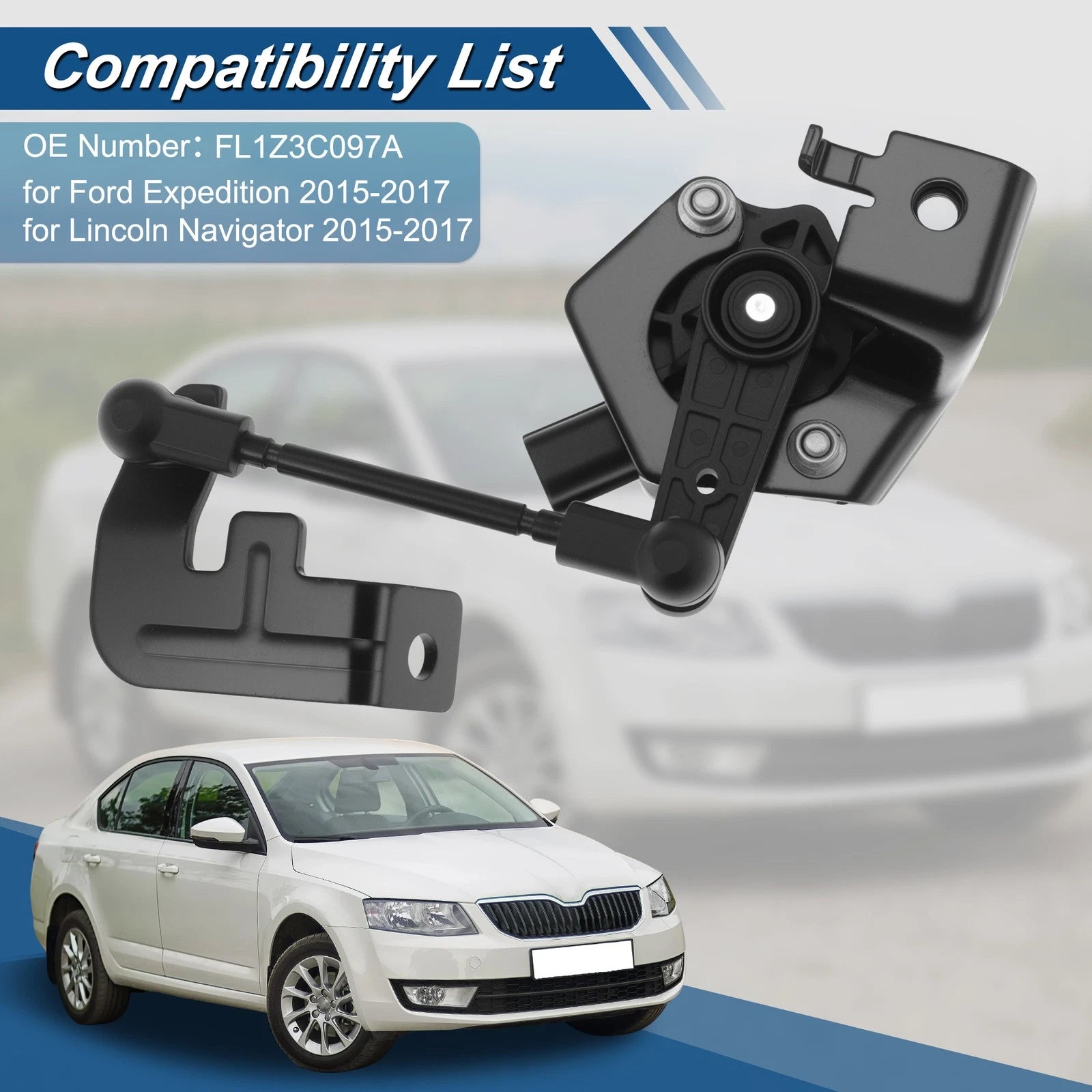 Ride Height Sensor for Ford Expedition (2015–2017) 3 Pin Metal Plastic