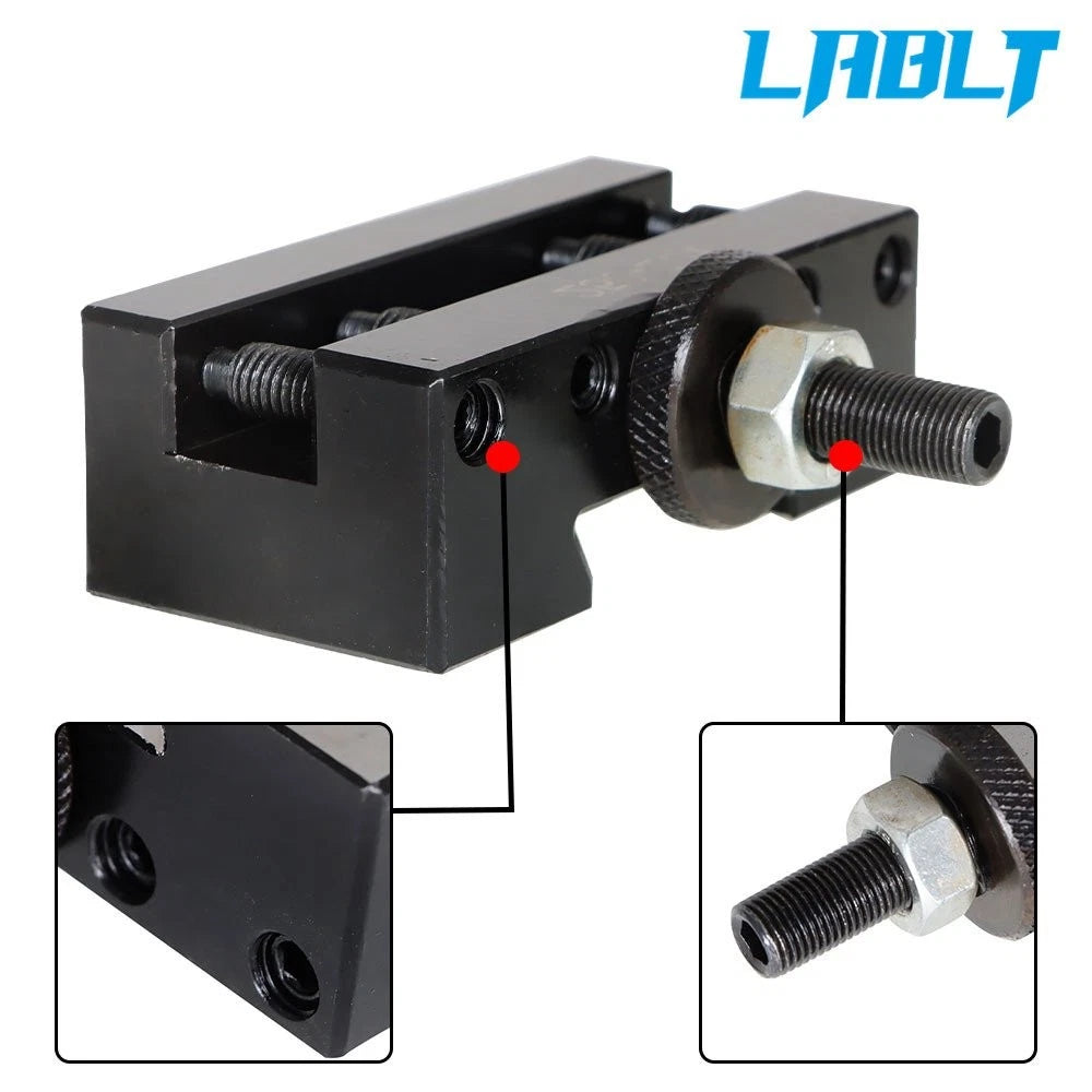 BXA Quick Change Turning & Facing Lathe Tool Post Holder #1 250-201 for CNC