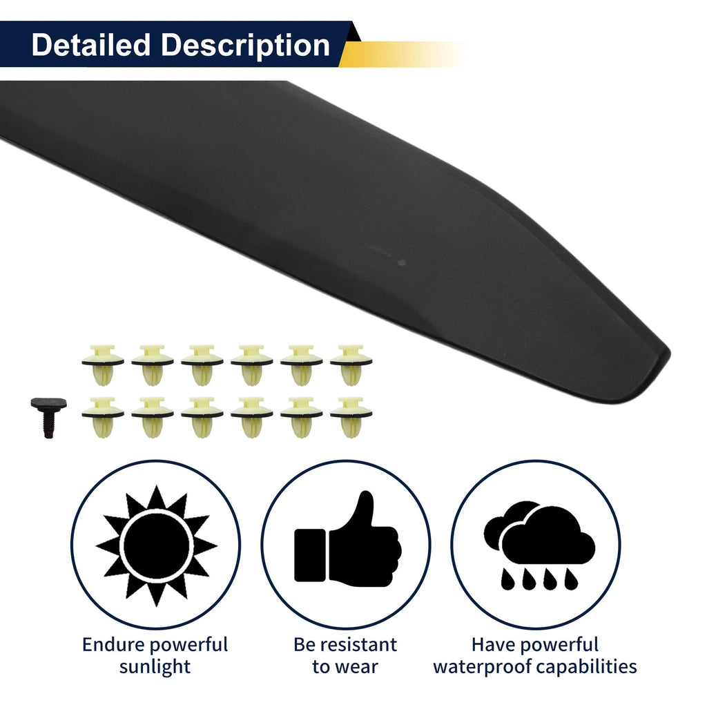 Lower Door Side Trim Garnish Replacement for Toyota C-HR LE (2018–2021)
