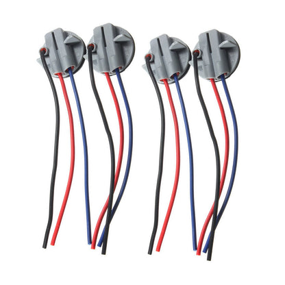 Set of 4 Bulb Socket Adapter Base Connectors for
