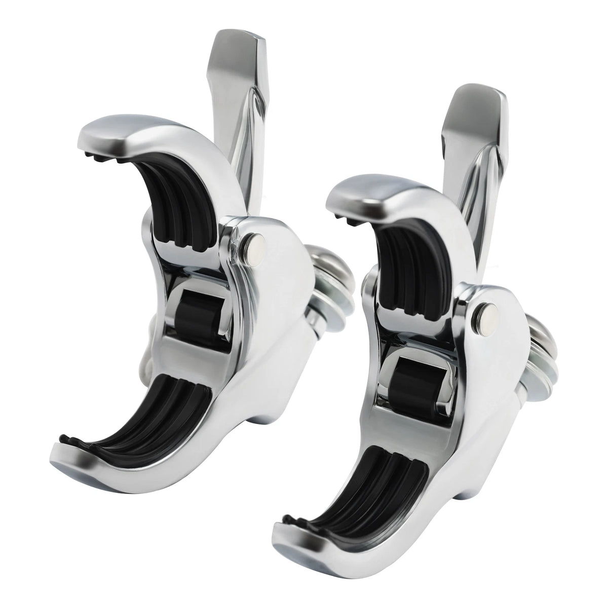 49mm Detachable Windshield Clamps for Harley Fat Bob (2018–2025) Chrome