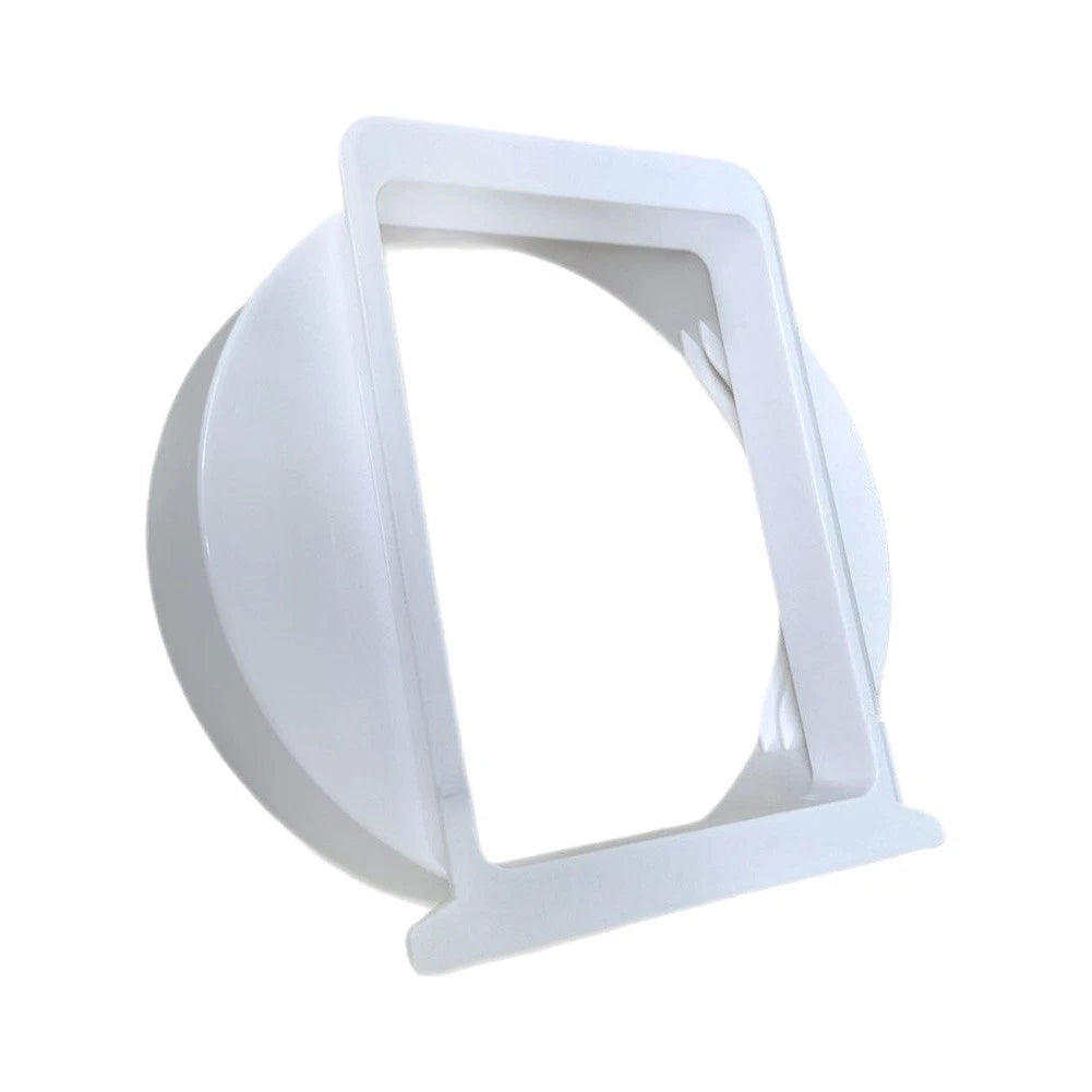 15cm White ABS Air Conditioner Duct Connector for Easy Hose Replacement