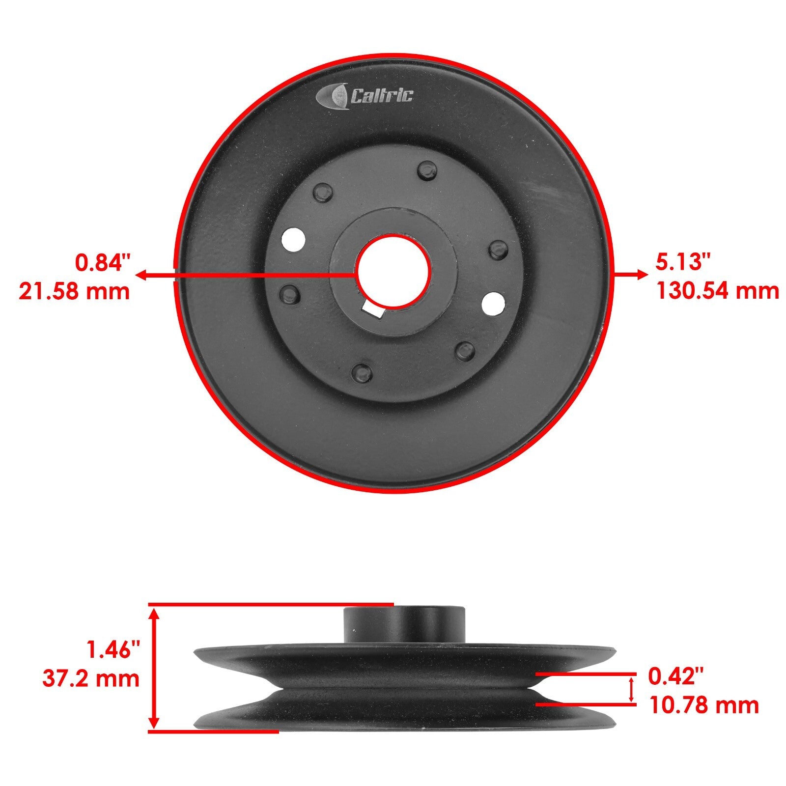 Deck Spindle w Pulley & Blade Replacement for Bad Boy 36in Stand-On (2016–2017)