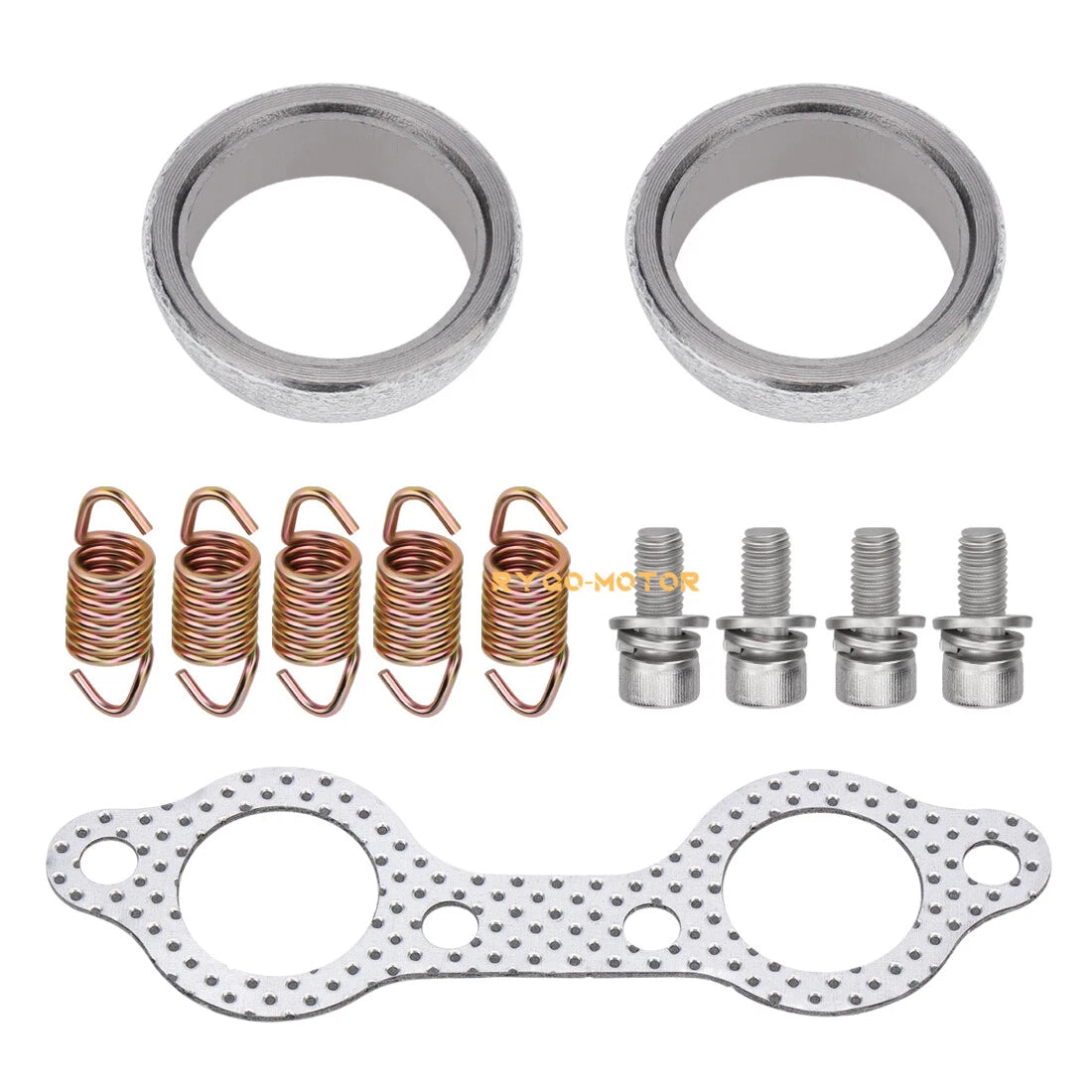 Exhaust Muffler Gasket Seal Spring Rebuild Kit for Polaris Sportsman (2002–2014)