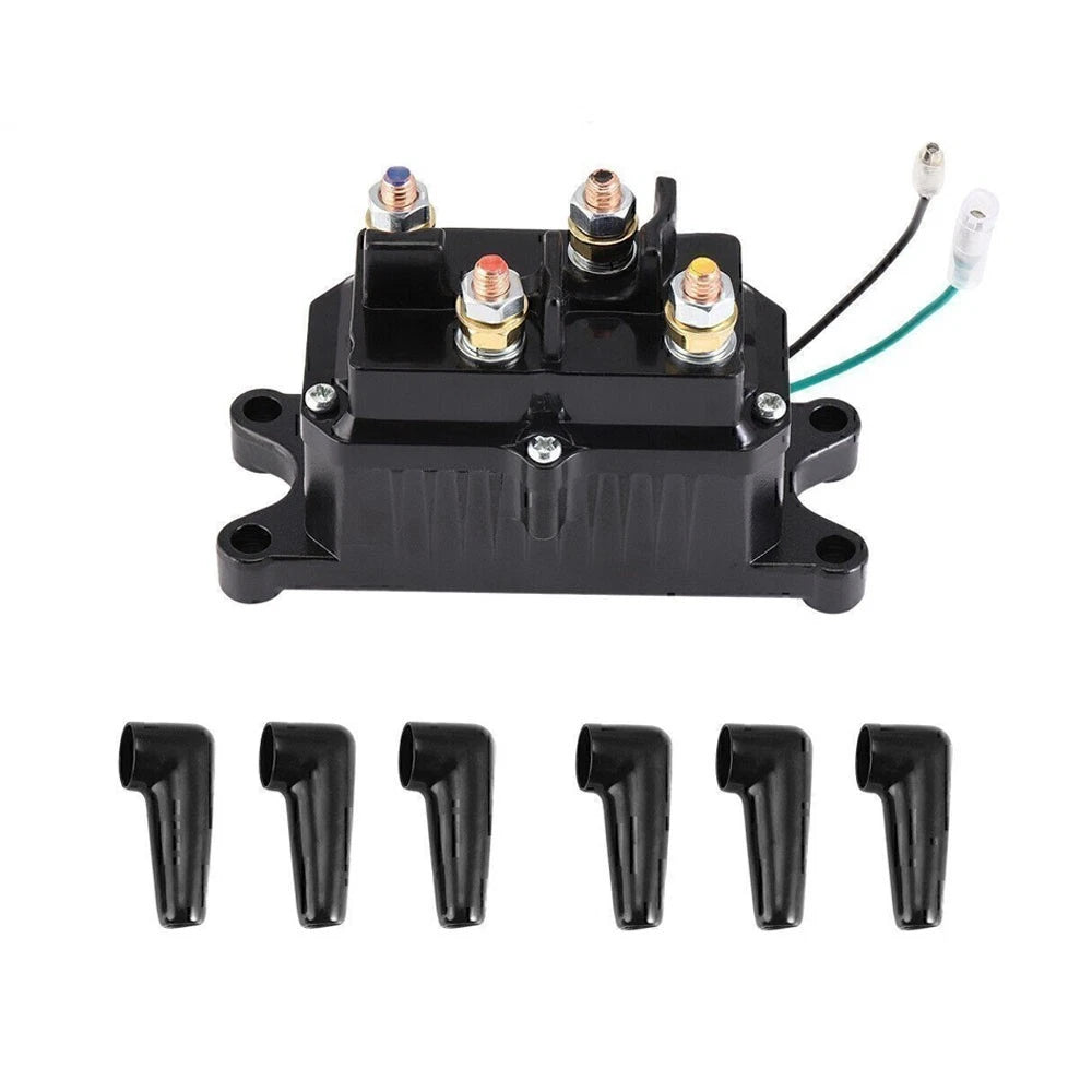 12V Solenoid Relay Contactor Winch Switch Kit For ATV UTV SUV Warn Replacement