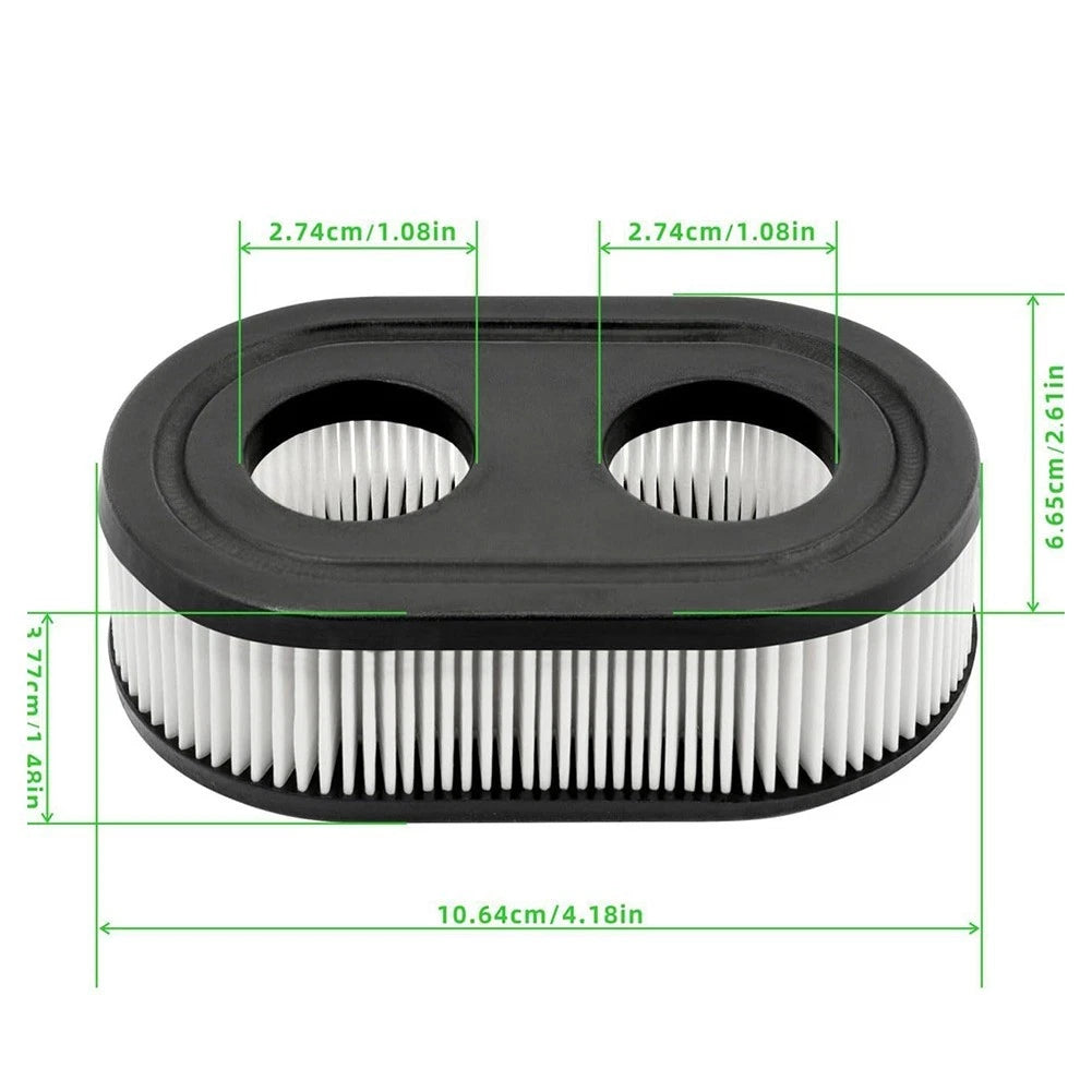 Engine Air Filter Set with Cap for Brigg Models 093J02, 09P700