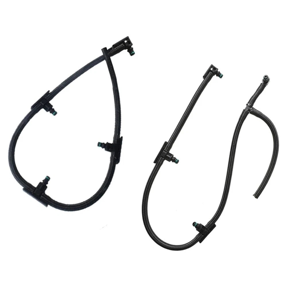 2Pcs Fuel Injector Return Pipe Hose Kit for Chevrolet Silverado 2500 3500 (2007–2014)