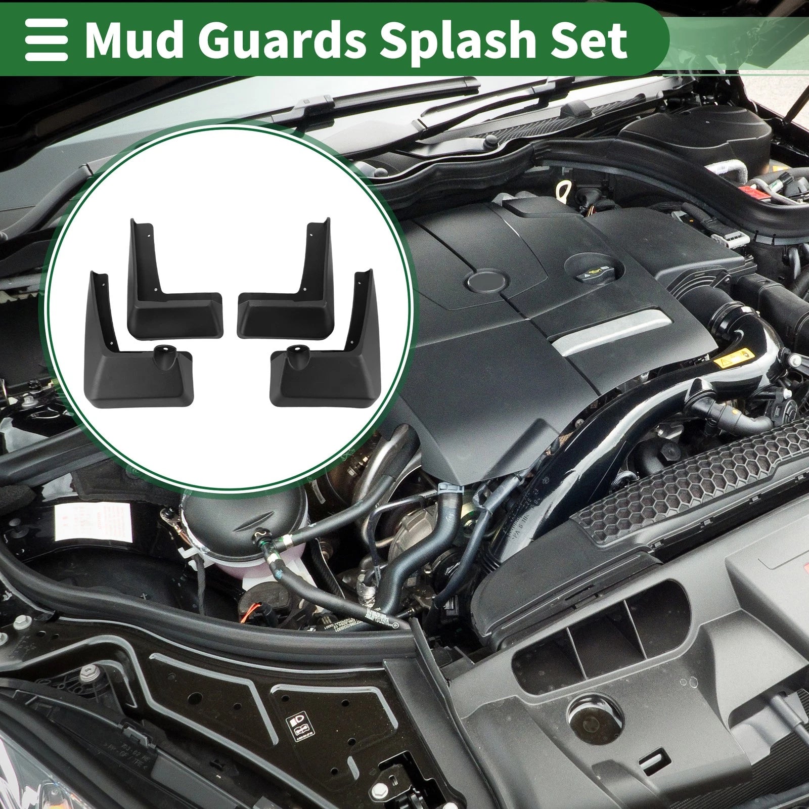 Mud Flaps Splash Guards Front Rear for Lexus UX (2019–2023)
