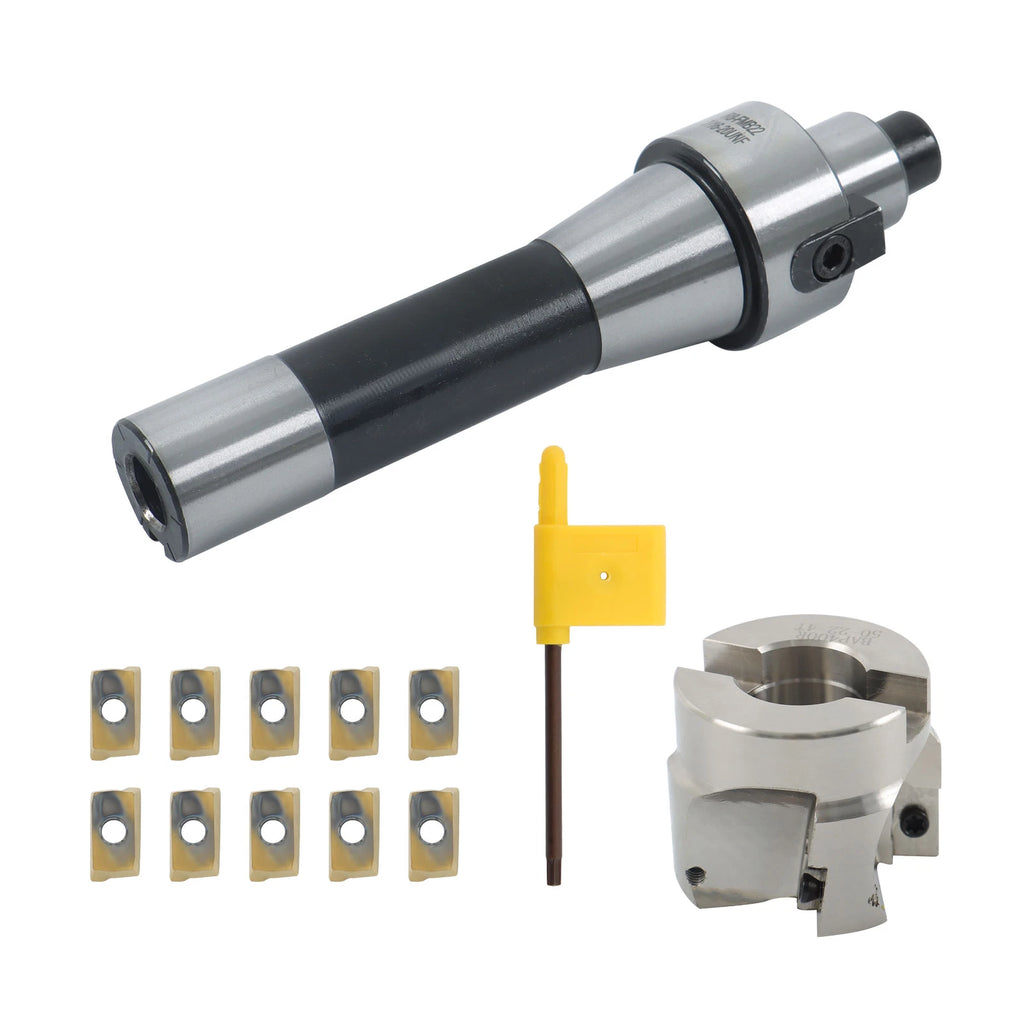 10Pc APMT1604 Carbide Insert Face End Mill Shell Cutter for R8 FMB22 Arbor