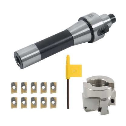 10Pc APMT1604 Carbide Insert Face End Mill Shell Cutter for R8 FMB22 Arbor