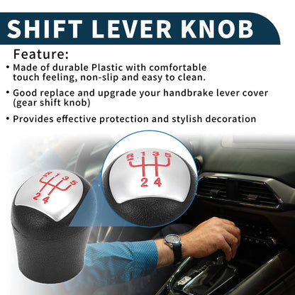 5 Speed Gear Shift Knob No.8200208090 for Renault Kangoo (1997–2019)