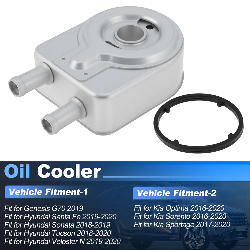 Engine Oil Cooler Replacement for Kia Optima Sorento 2016-2020 Hyundai Tucson