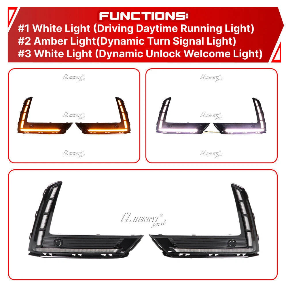 LED DRL Fog Lamp Turn Signal for Honda CR-V (2023–2024)