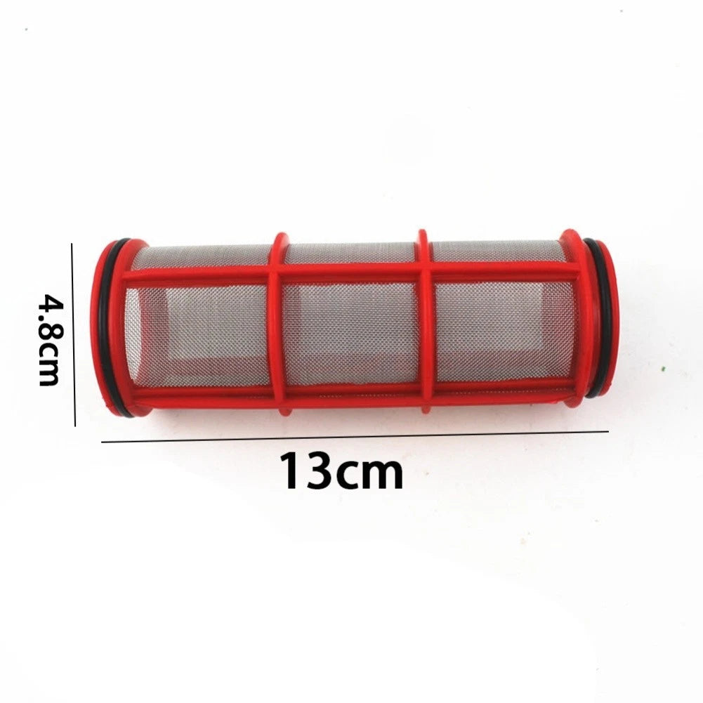 Inline garden hose filter for water pumps