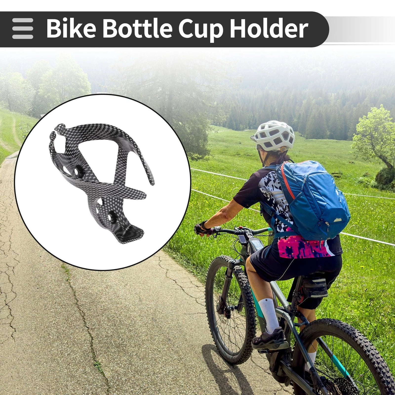 Bike Bottle Cup Holder Cage Rack Quick Access for Universal Bicycle (Any Year)