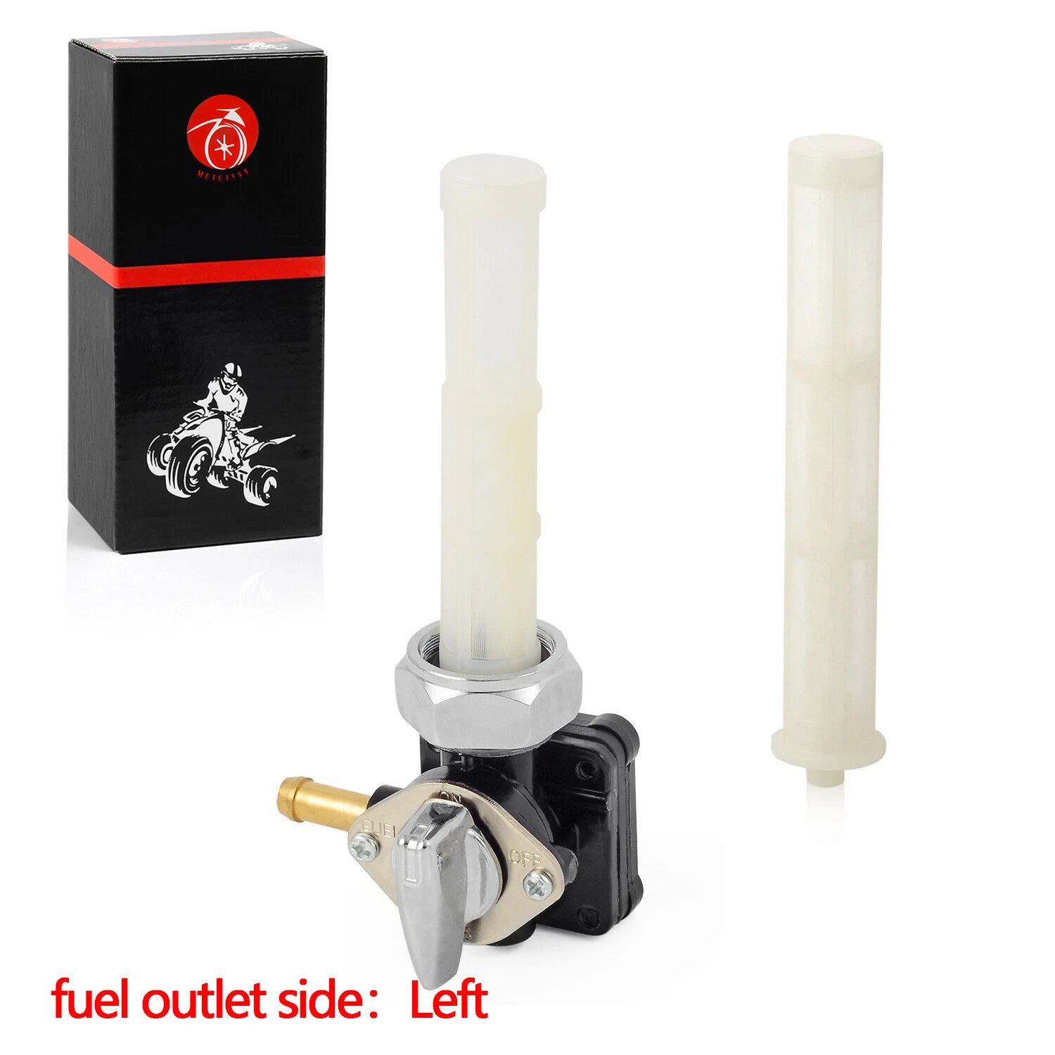 Fuel Valve Petcock 22mm Left Exit for Electra Glide (1975–2013)