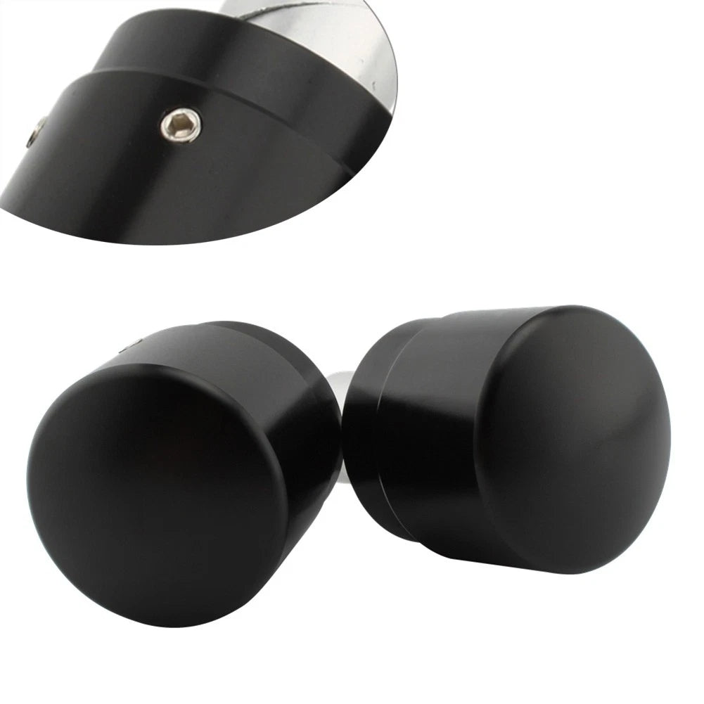 Black Front Axle Caps Nut Covers for BMW RnineT Pure Racer (2017–2022)