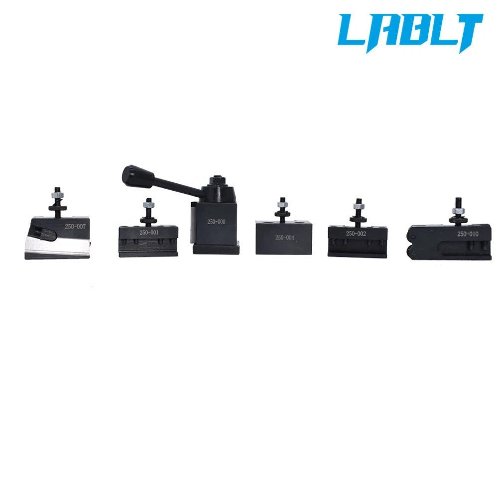 6X Wedge Type Quick Change Tool Post Holder for OXA 250 (Fits 8" Swing)