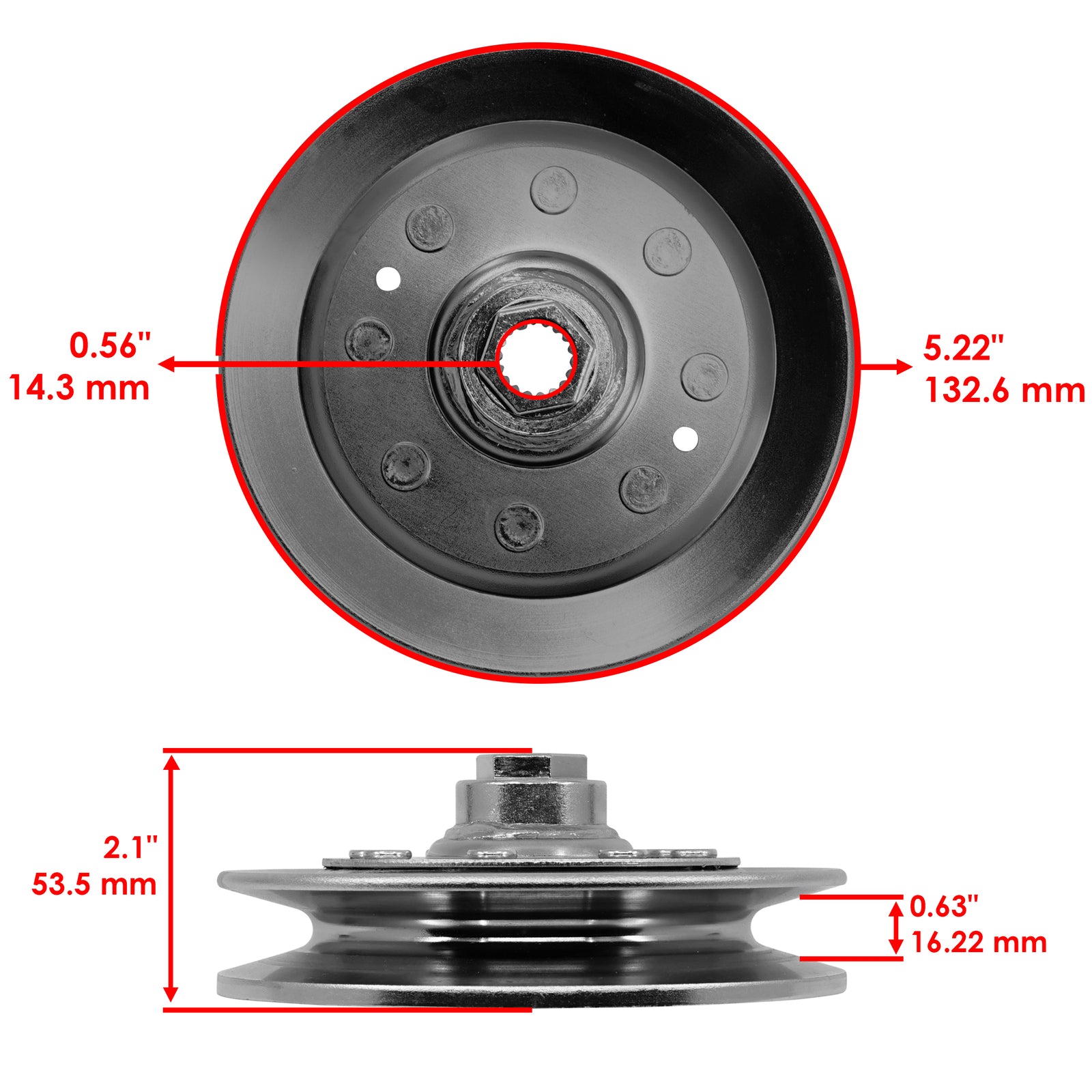 Drive Idler Pulley Replacement for John Deere GT225 GT235E GT235 (2005–2011)