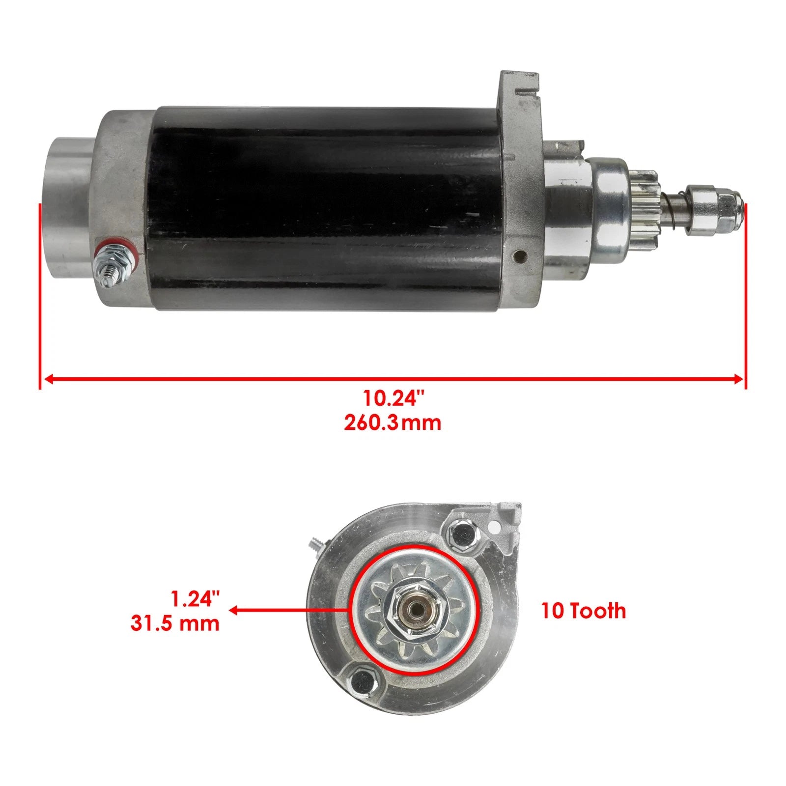 Starter for Mercury 60 60Hp 60E 60El 60Elo (1984–1987)