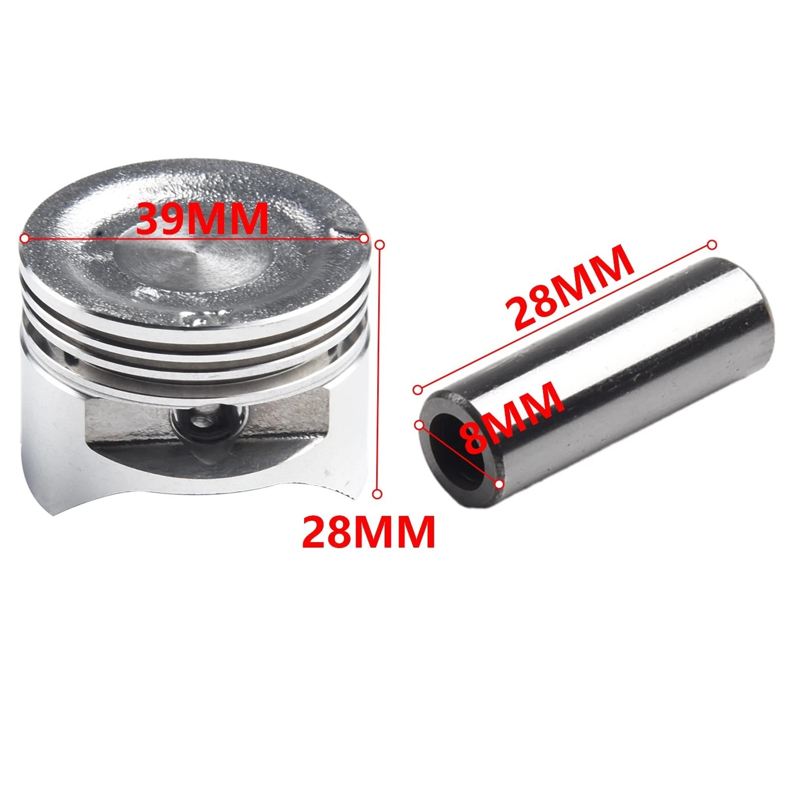 Piston Ring Set for GX35 GX35NT HHT35S UMK35 (Generator Engine)