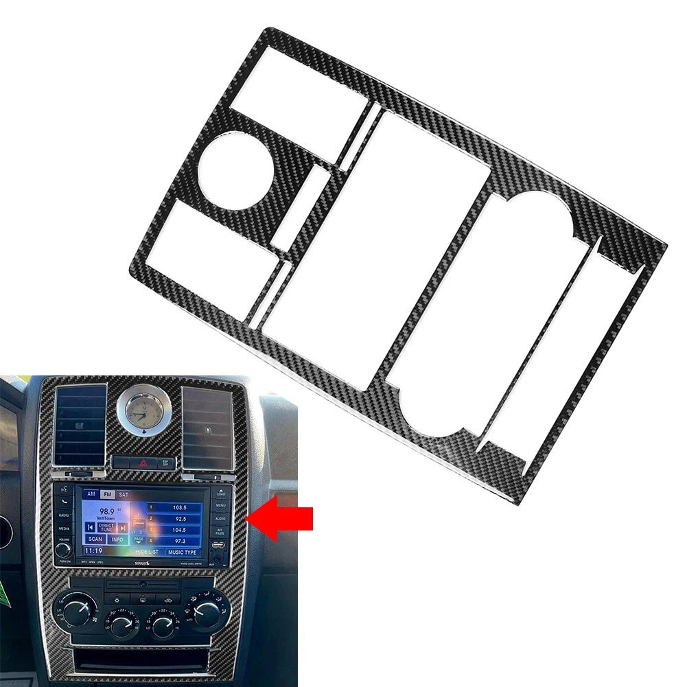 Center Console Climate Control CD Panel Cover Trim for Chrysler 300 (2008–2010)