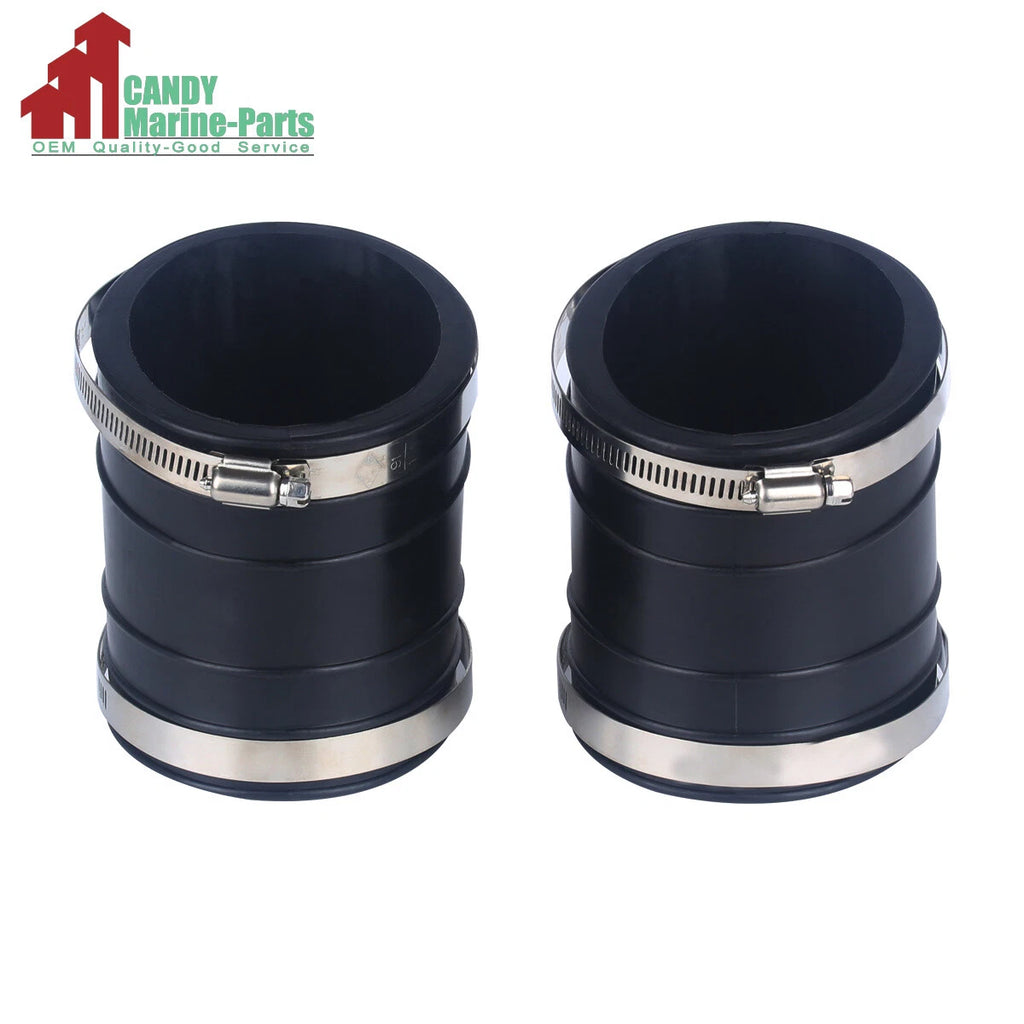 2-Pack Exhaust Tubes for Mercury Marine Mercruiser (32-14358001, 32-14358T)