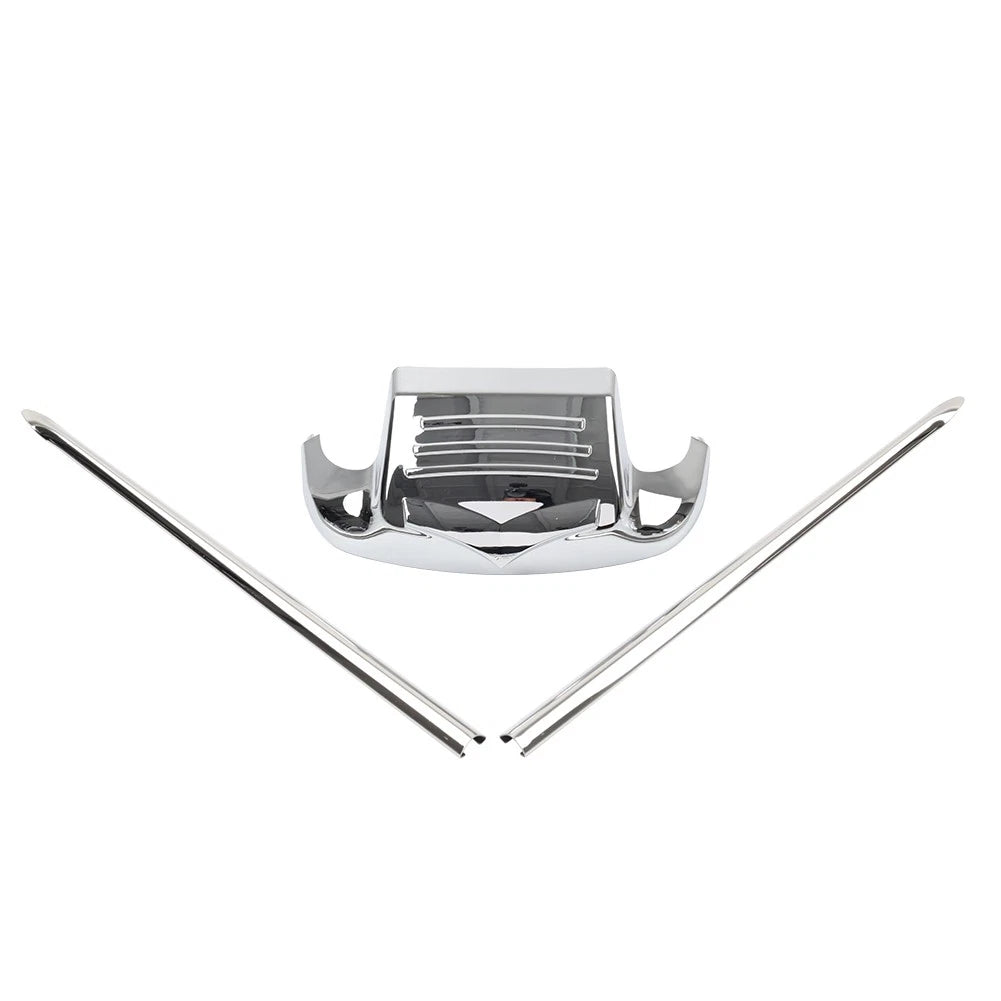 Front Mudguard Tip with Spear Trim Kit for Harley Road King, Electra Glide
