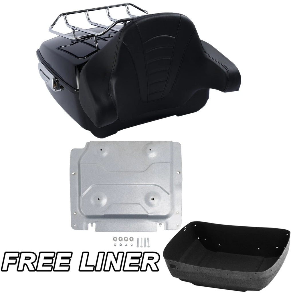 Trunk Backrest Top Rack Base Plate for Harley Touring Glide (2014–2023)