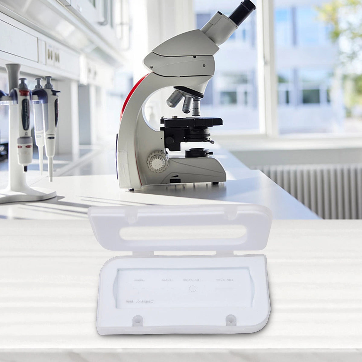 Microscope Calibration Ruler for Reliable Measurement Tool