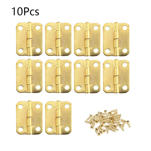 10pcs Antique Mini Hinges for Jewelry Box Cabinet (25x18mm)