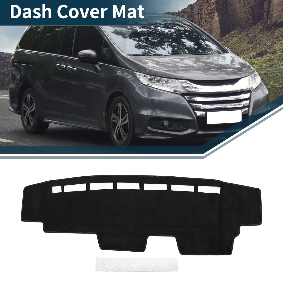 Dashboard Dash Cover Mat Replacement for Honda N-Van JJ1 JJ2 (2011–2019)