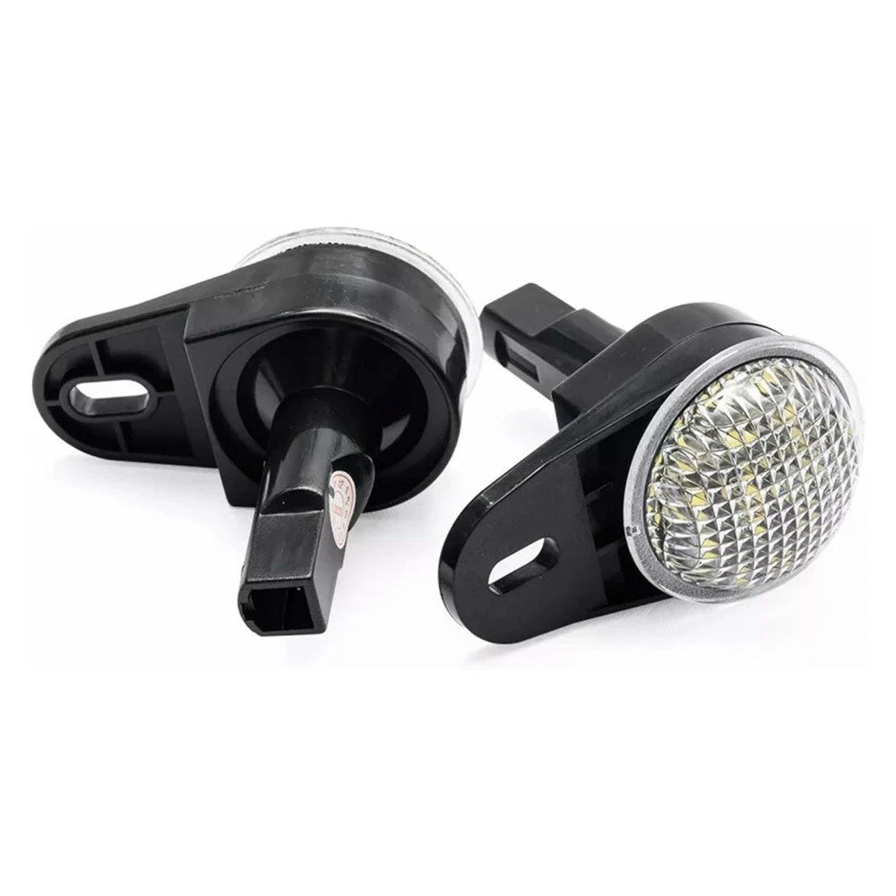2Pcs White LED Under Dash Courtesy Lights For 07-23 Dodge Durango Nitro Ram 1500