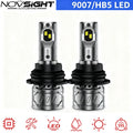 2X 9007/HB5 LED Headlight Bulbs Kit for High Low Beam (6500K)