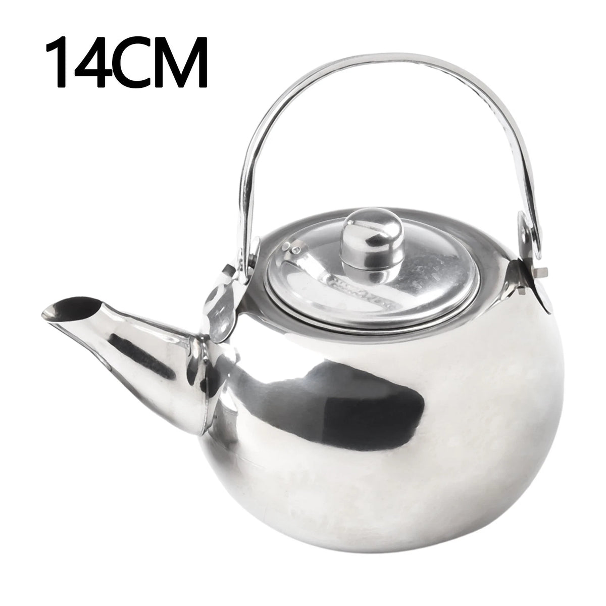 Stainless Steel Camping Teapot with Anti Scald Handle