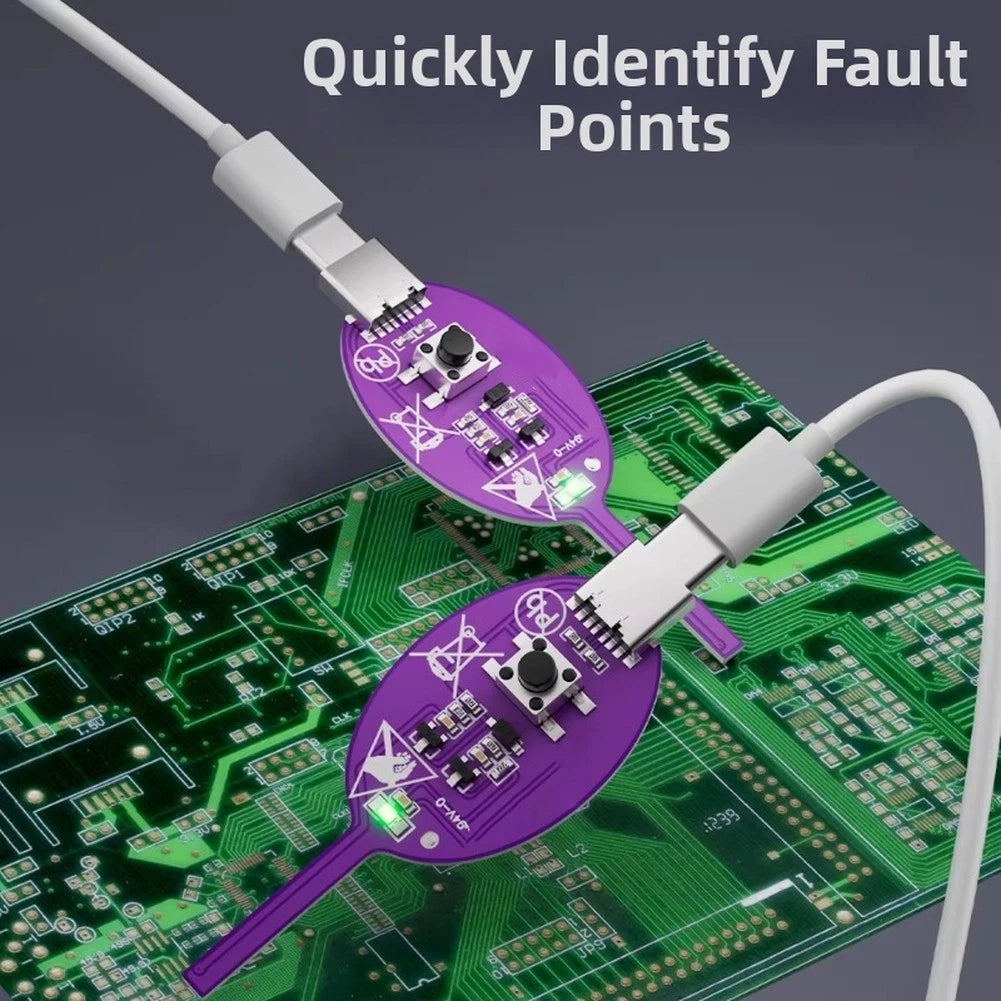 K7S Inductance Tester Purple Metal Housing 98x38x16mm for Circuit Board Testing
