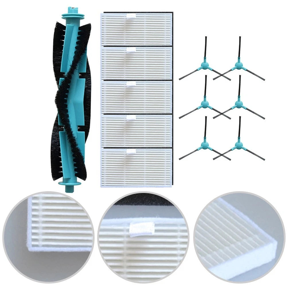 Complete Replacement Kit Main Side Brush & Filter for Ultenic T20 Pro
