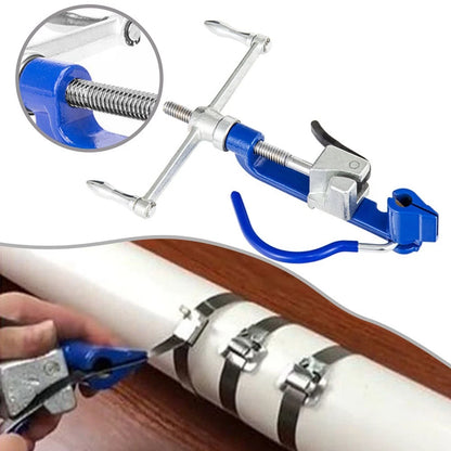 Cutting Crimper Tool for Steel Banding - Adjustable Tightness
