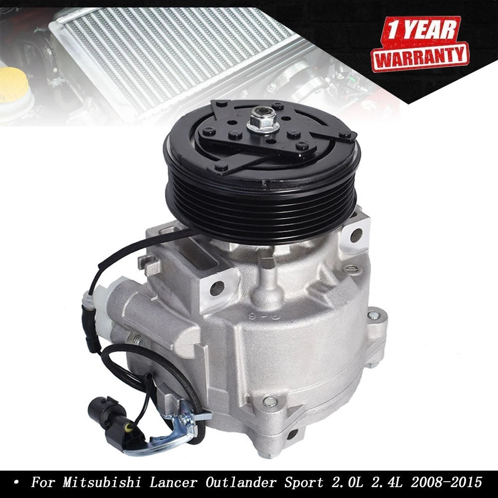 A/C Compressor AKS011H402C for Mitsubishi Lancer (2009–2014) 2.0L L4