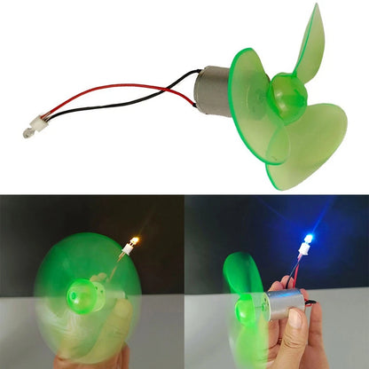 Mini Wind Power Generator Set for Creative Learning Activities