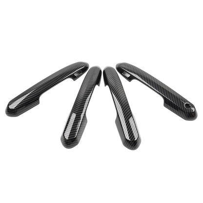 Carbon Fiber Pattern Side Door Handle Cover Trim Fit Toyota RAV4 2019 2020