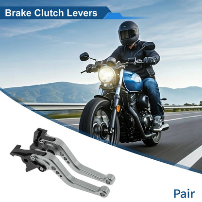 Short Brake Clutch Levers for Kawasaki Ninja 650R/ER-6F/EX6 (2006–2018)